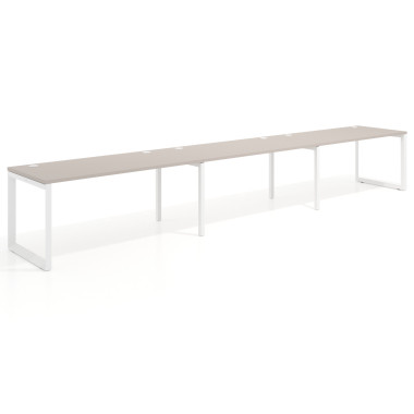 Mesa progresiva triple, fondo 80cm