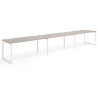 mesa multipuesto 300x80 rayado coco delta mesa progresiva triple fondo 80cm recto 1