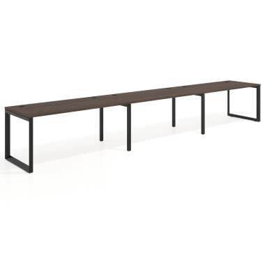 Mesa progresiva triple, fondo 80cm
