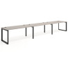mesa multipuesto 300x80 rayado coco delta mesa progresiva triple fondo 80cm recto 1