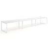 mesa multipuesto 300x100 blanco mate delta mesa progresiva triple fondo 100cm recto 1