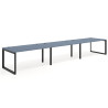 mesa multipuesto 300x100 azul talco delta mesa progresiva triple fondo 100cm recto 1