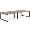 mesa multipuesto 240x142 naturale delta mesa bench fondo 142cm recto 1