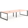 mesa multipuesto 240x142 rosa nube delta mesa bench fondo 142cm recto 1