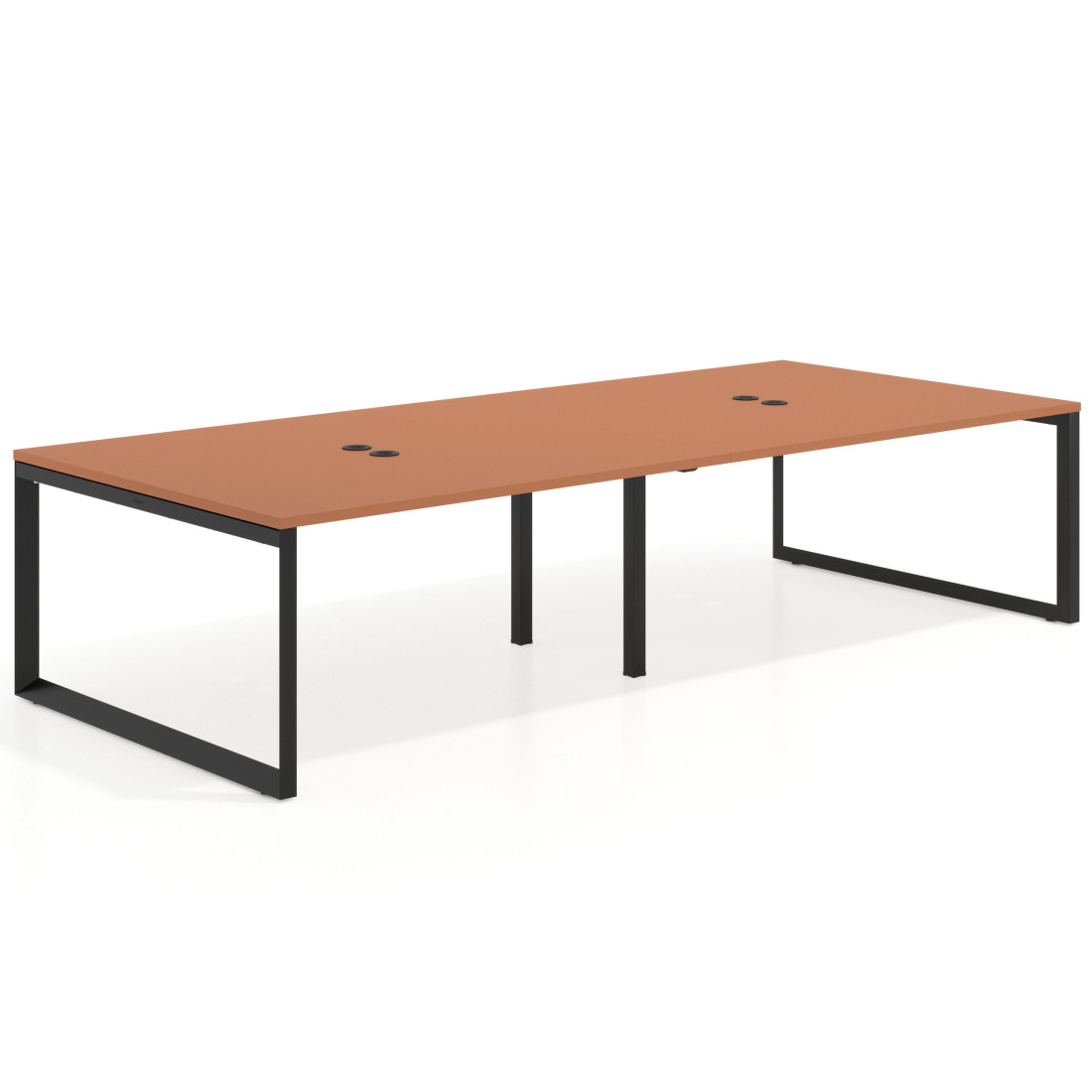 mesa multipuesto 240x142 terracota delta mesa bench fondo 142cm recto 1