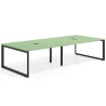 mesa multipuesto 240x142 verde talco delta mesa bench fondo 142cm recto 1