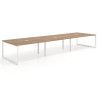 mesa multipuesto 360x142 naturale delta mesa bench fondo 142cm recto 1