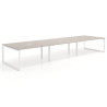 mesa multipuesto 420x142 gris coco delta mesa bench fondo 142cm recto 1