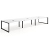 mesa multipuesto 360x142 blanco mate delta mesa bench fondo 142cm recto 1