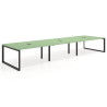mesa multipuesto 420x142 verde talco delta mesa bench fondo 142cm recto 1