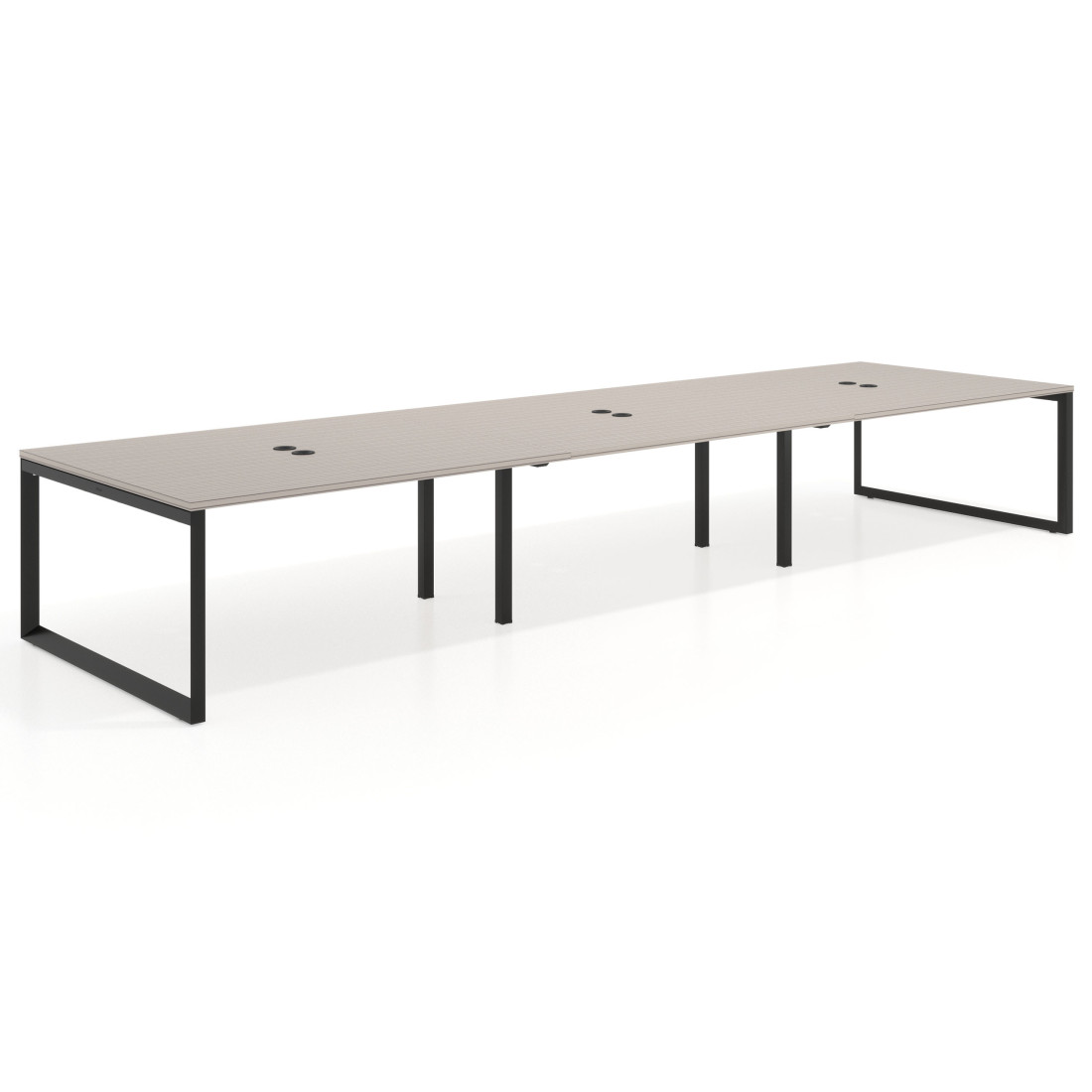 mesa multipuesto 360x142 rayado coco delta mesa bench fondo 142cm recto 1