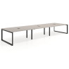mesa multipuesto 360x142 rayado coco delta mesa bench fondo 142cm recto 1