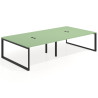 mesa multipuesto 240x166 verde talco delta mesa bench fondo 166cm recto 1