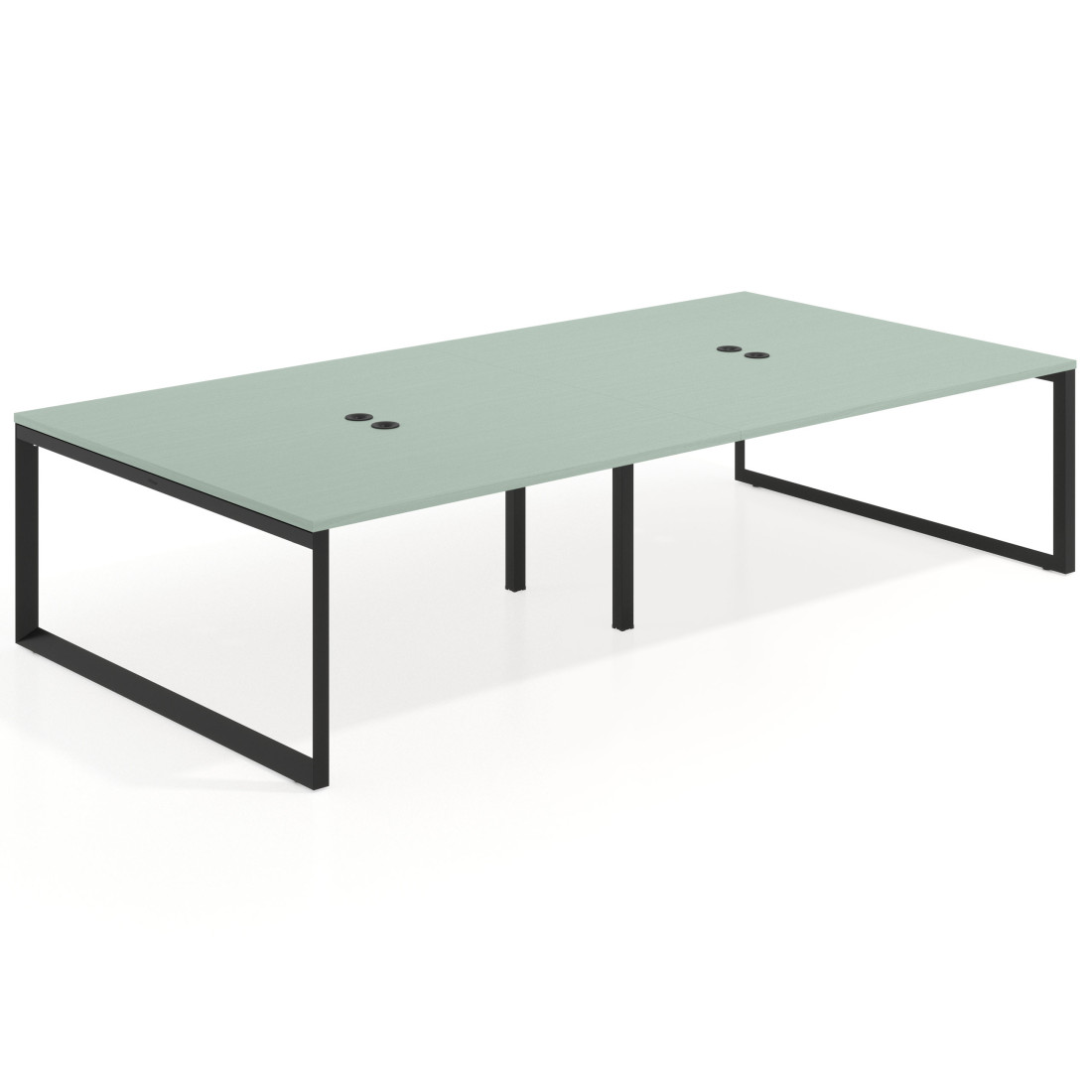 mesa multipuesto 240x166 iris delta mesa bench fondo 166cm recto 1