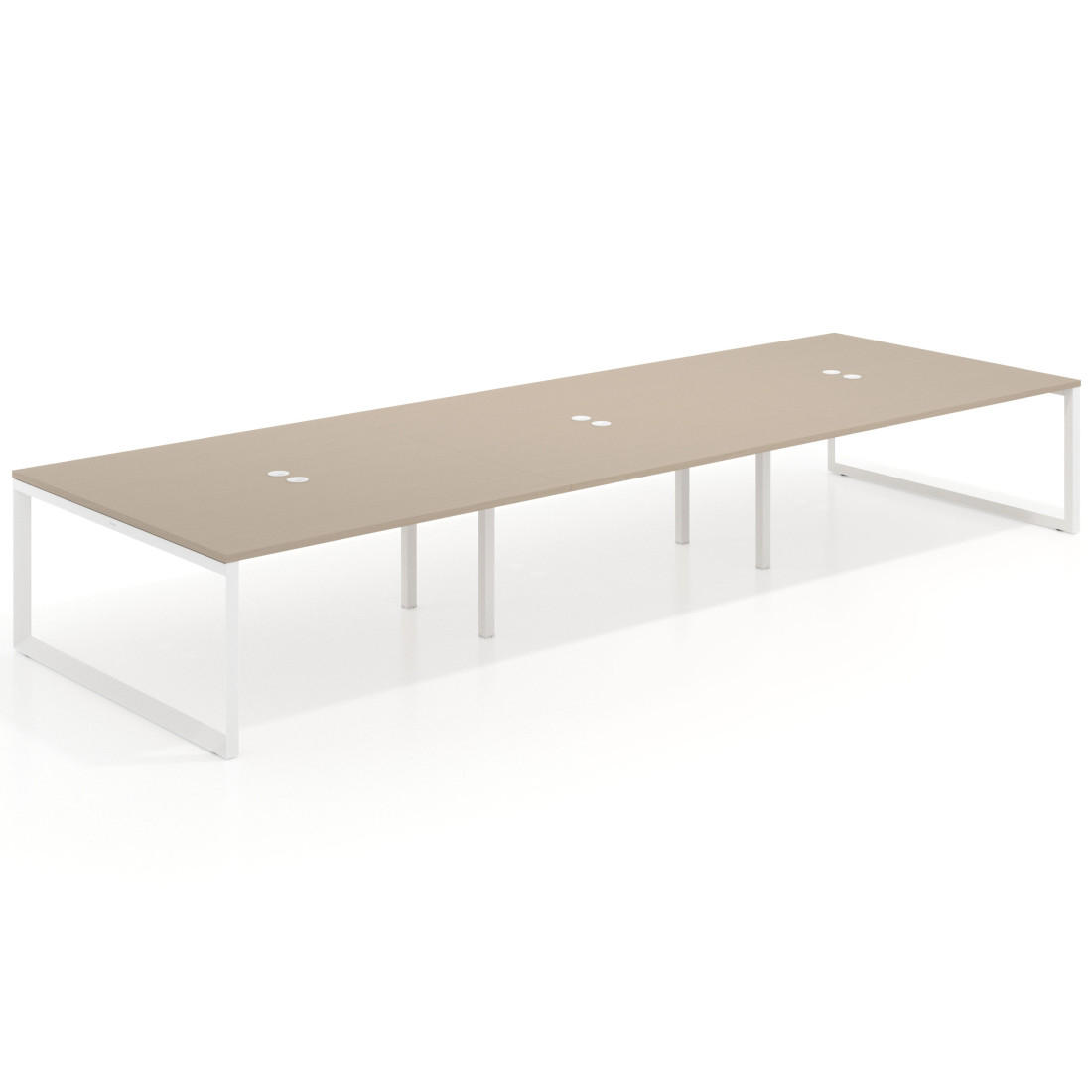 mesa multipuesto 360x166 canvas delta mesa bench fondo 166cm recto 1