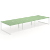 mesa multipuesto 360x166 verde talco delta mesa bench fondo 166cm recto 1