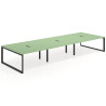 mesa multipuesto 360x166 verde talco delta mesa bench fondo 166cm recto 1