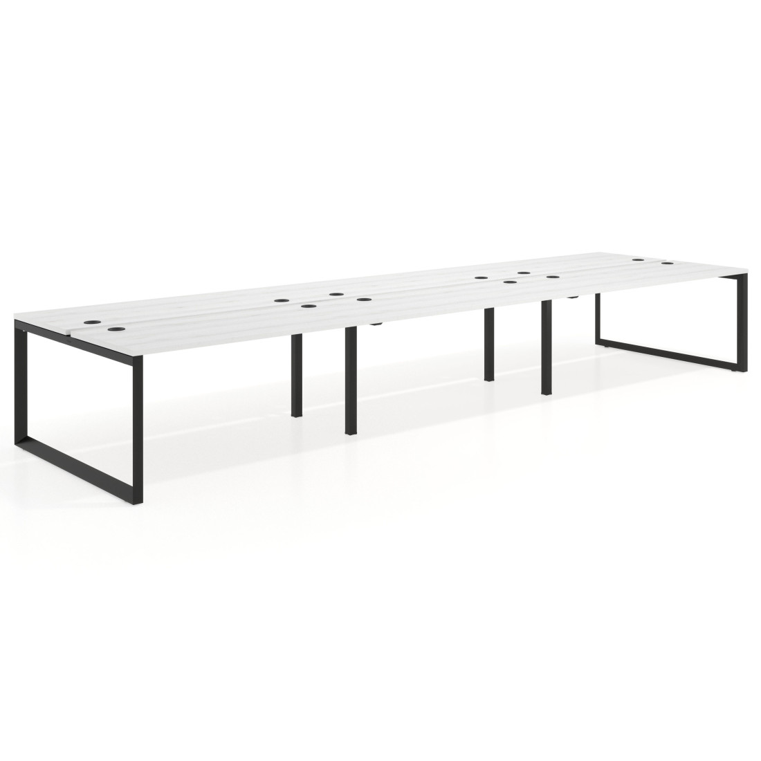 mesa multipuesto 420x142 albo delta mesa bench fondo 142cm recto 1