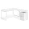 mesa en l 140x180 albo delta mesa de escritorio en l ala pedestal frontales melamina recto 1