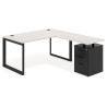 mesa en l 140x180 california delta mesa de escritorio en l ala pedestal frontales metal recto 1