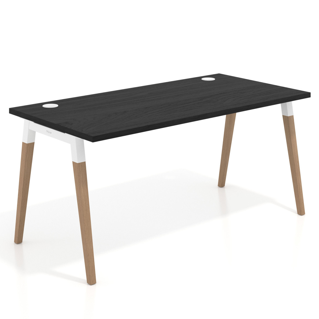 mesa de escritorio 100x80 bocamina arki mesa individual fondo 80cm recto 1