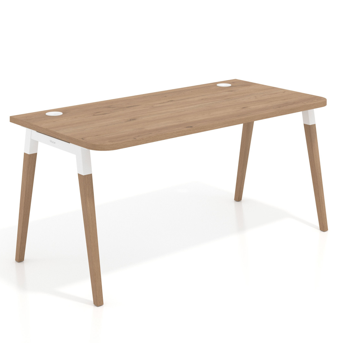 mesa de escritorio 120x80 naturale arki mesa individual ergonomica fondo 80cm curvo 1