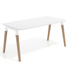 mesa de escritorio 120x80 blanco mate arki mesa individual ergonomica fondo 80cm curvo 1