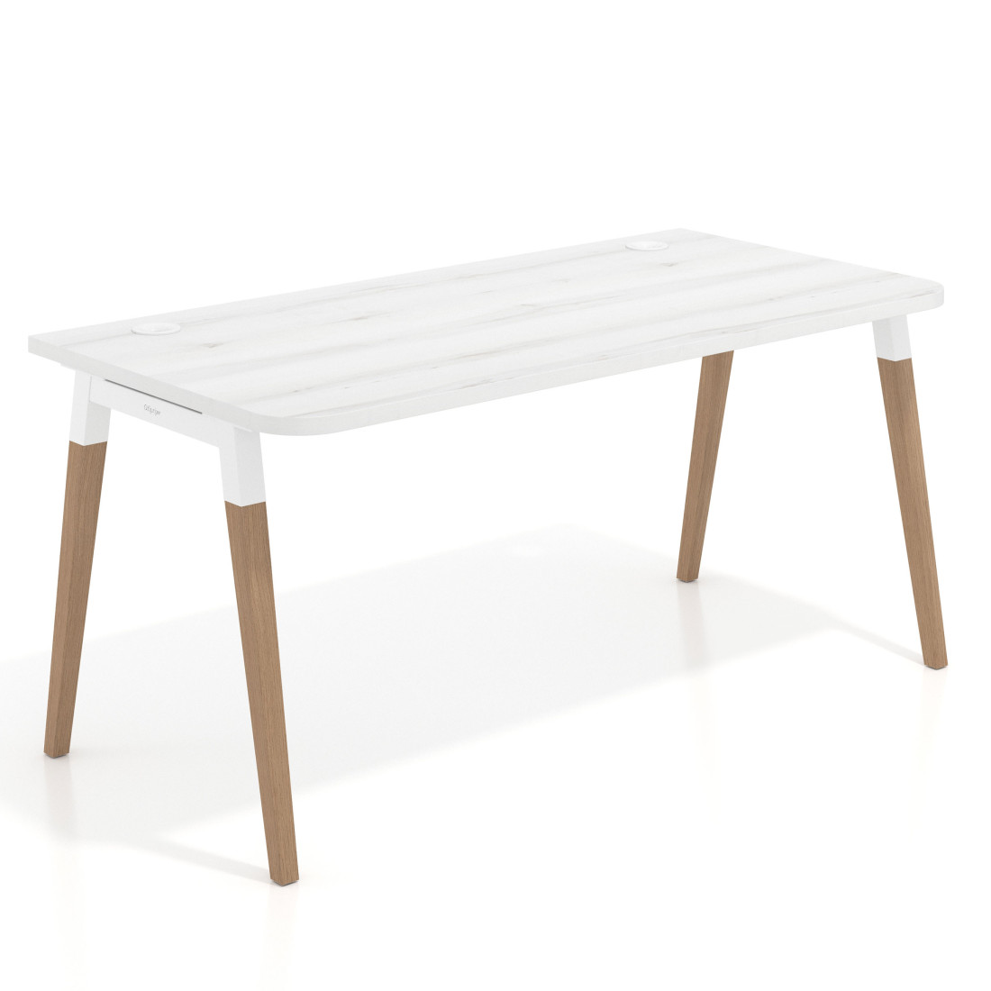 mesa de escritorio 120x80 albo arki mesa individual ergonomica fondo 80cm curvo 1
