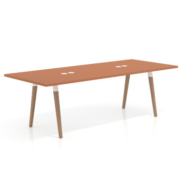 Mesa de reunion fondo 100cm