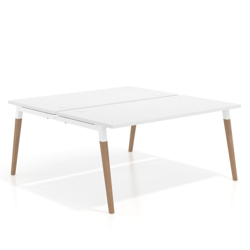 Mesa de oficina multipuesto Arki fondo 166 cm, sobre recto - 120x166