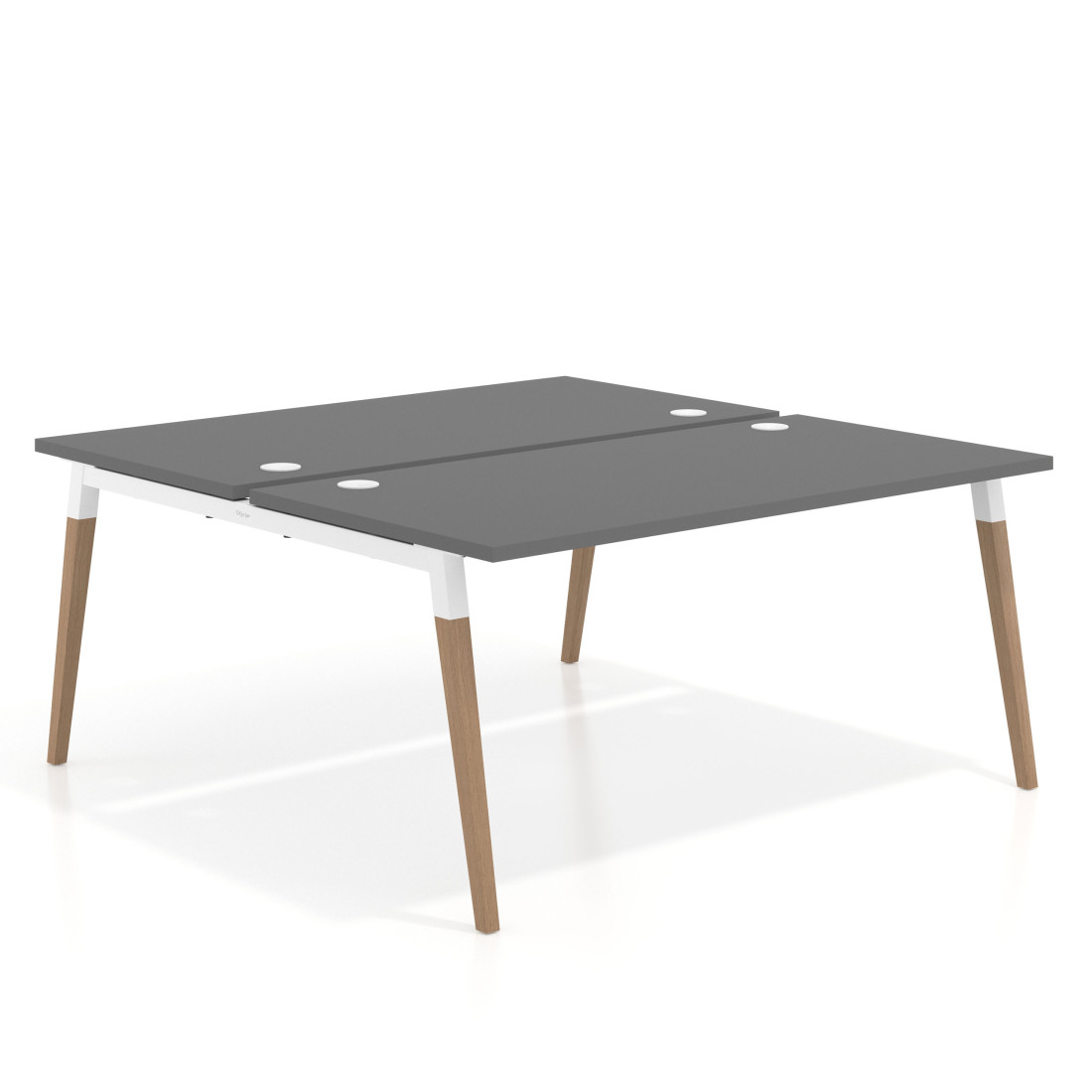 mesa multipuesto 100x166 gris tormenta arki mesa bench fondo 166cm recto 1
