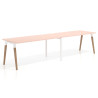 mesa multipuesto 200x80 rosa nube arki mesa progresiva doble fondo 80cm recto 1