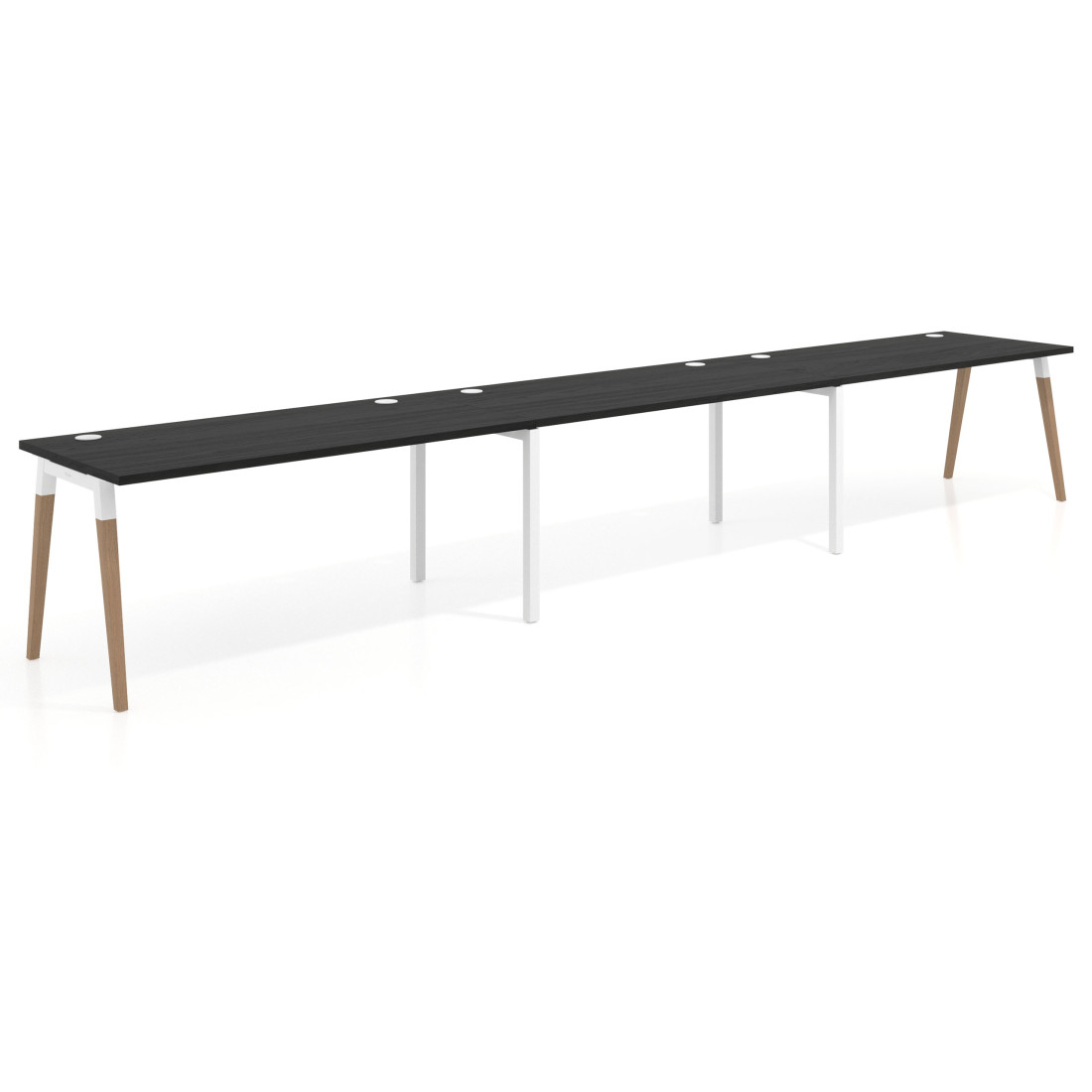 mesa multipuesto 300x80 bocamina arki mesa progresiva triple fondo 80cm recto 1