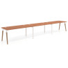 mesa multipuesto 300x80 terracota arki mesa progresiva triple fondo 80cm recto 1