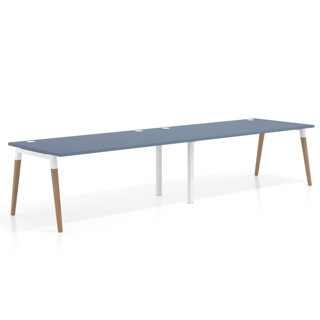 mesa multipuesto 200x100 azul talco arki mesa progresiva doble fondo 100cm recto 1