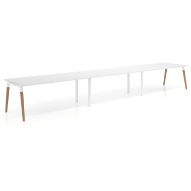 Mesa progresiva triple, fondo 100cm