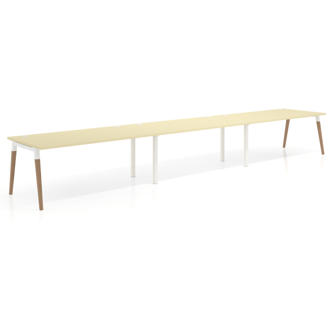 mesa multipuesto 300x100 salvia arki mesa progresiva triple fondo 100cm recto 1