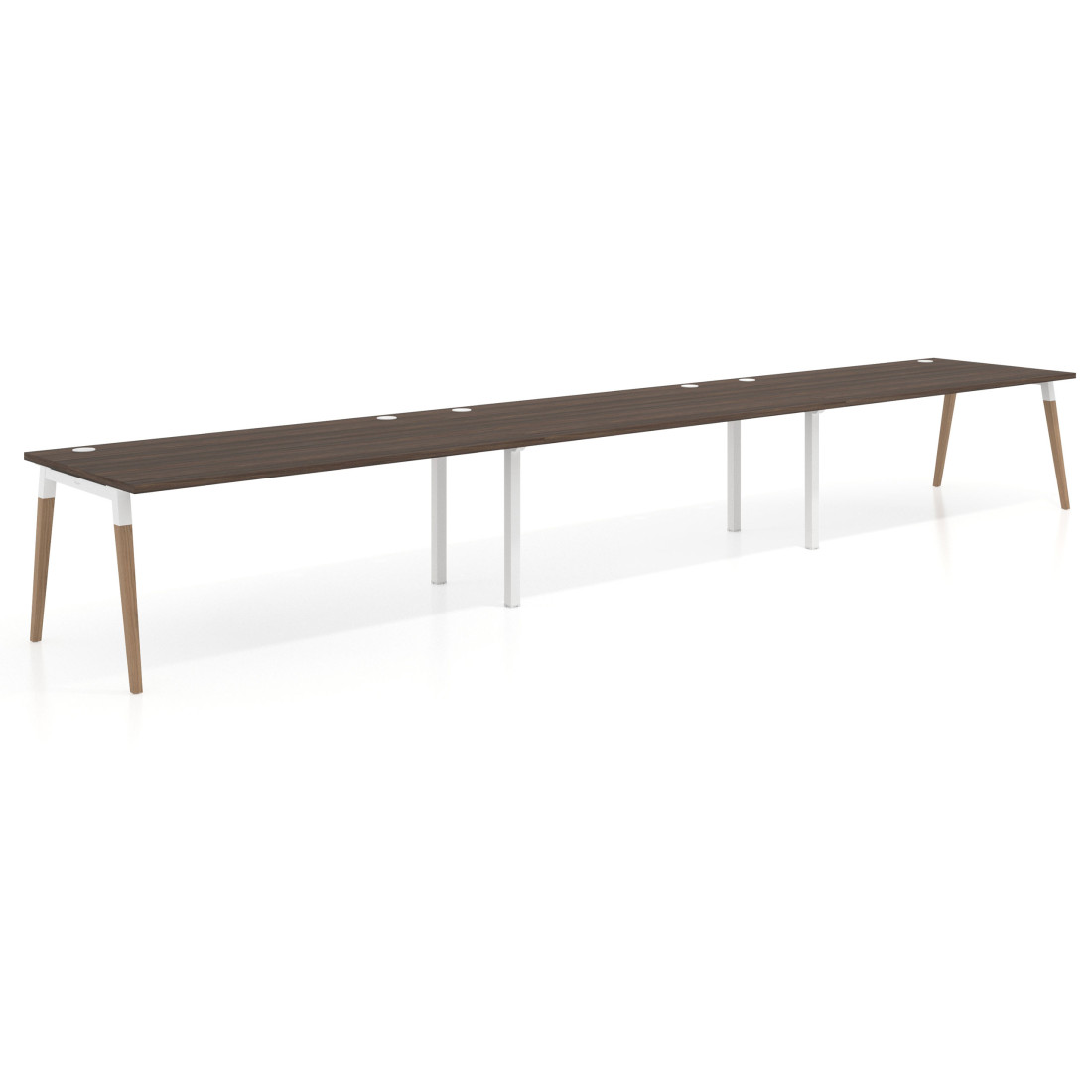mesa multipuesto 300x100 mistral arki mesa progresiva triple fondo 100cm recto 1