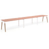 mesa multipuesto 360x80 rosa talco arki mesa progresiva triple fondo 80cm curvo 1
