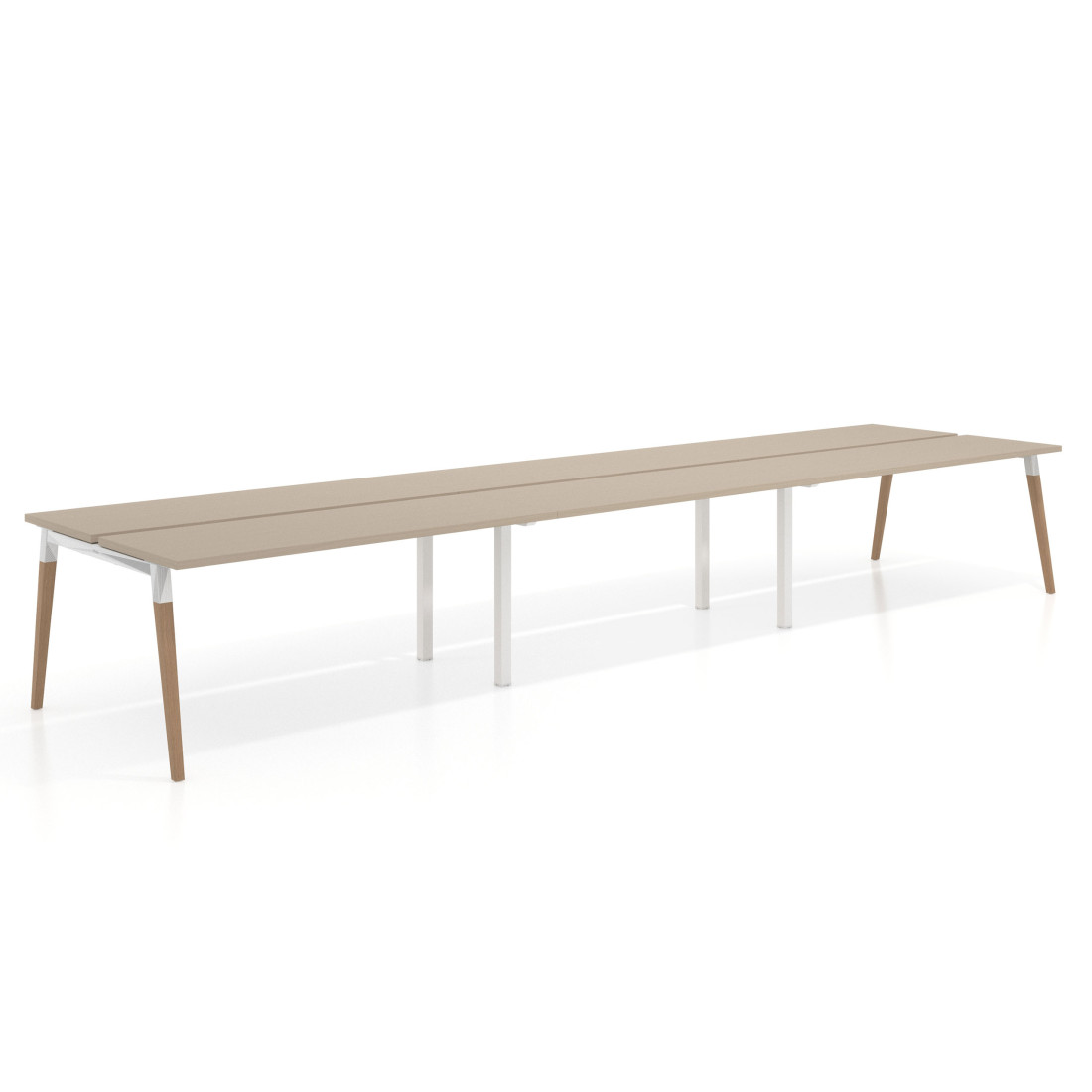 mesa multipuesto 300x126 canvas arki mesa bench fondo 126cm recto 1