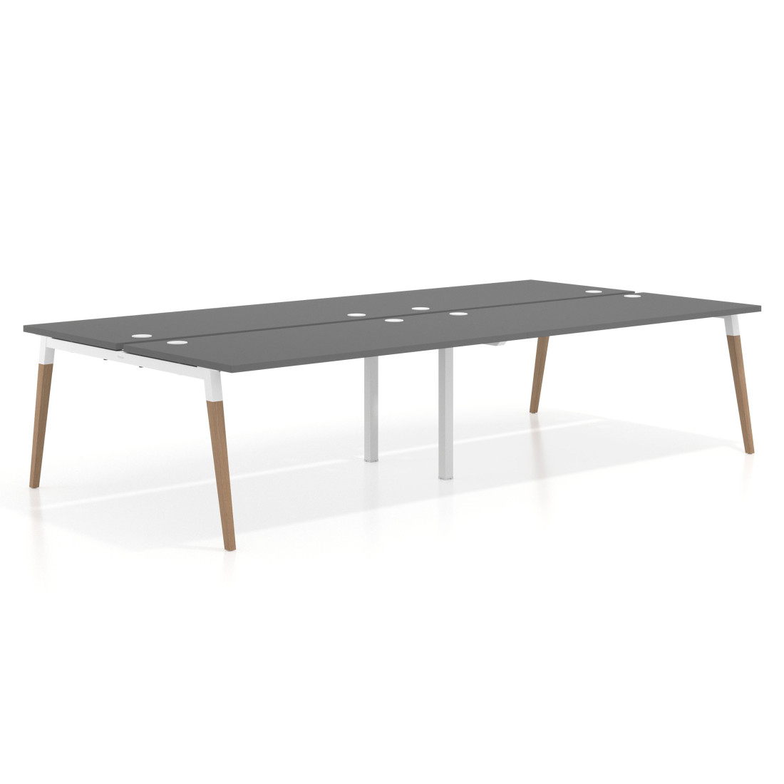 mesa multipuesto 280x166 gris tormenta arki mesa bench fondo 166cm recto 1
