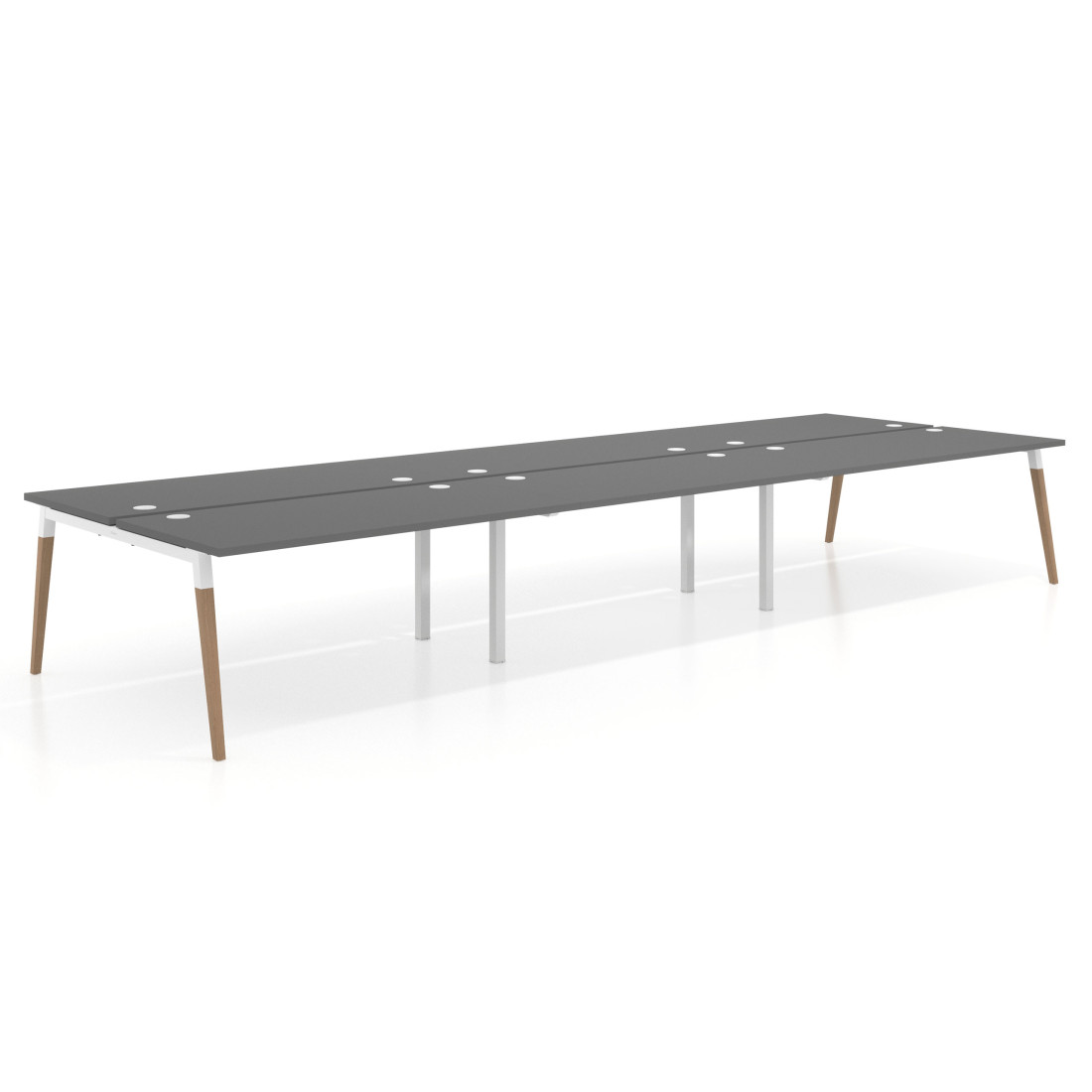 mesa multipuesto 300x166 gris tormenta arki mesa bench fondo 166cm recto 1