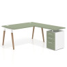 mesa en l 140x180 sauce arki mesa de oficina 80cm con pedestal frontales de melamina recto 1