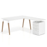 mesa en l 180x180 albo arki mesa de oficina 80cm con pedestal frontales de melamina recto 1