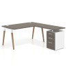 mesa en l 140x180 etna arki mesa de oficina 80cm con pedestal frontales de melamina recto 1