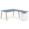 mesa en l 200x200 azul talco arki mesa de oficina 100cm con pedestal frontales de metal recto 1