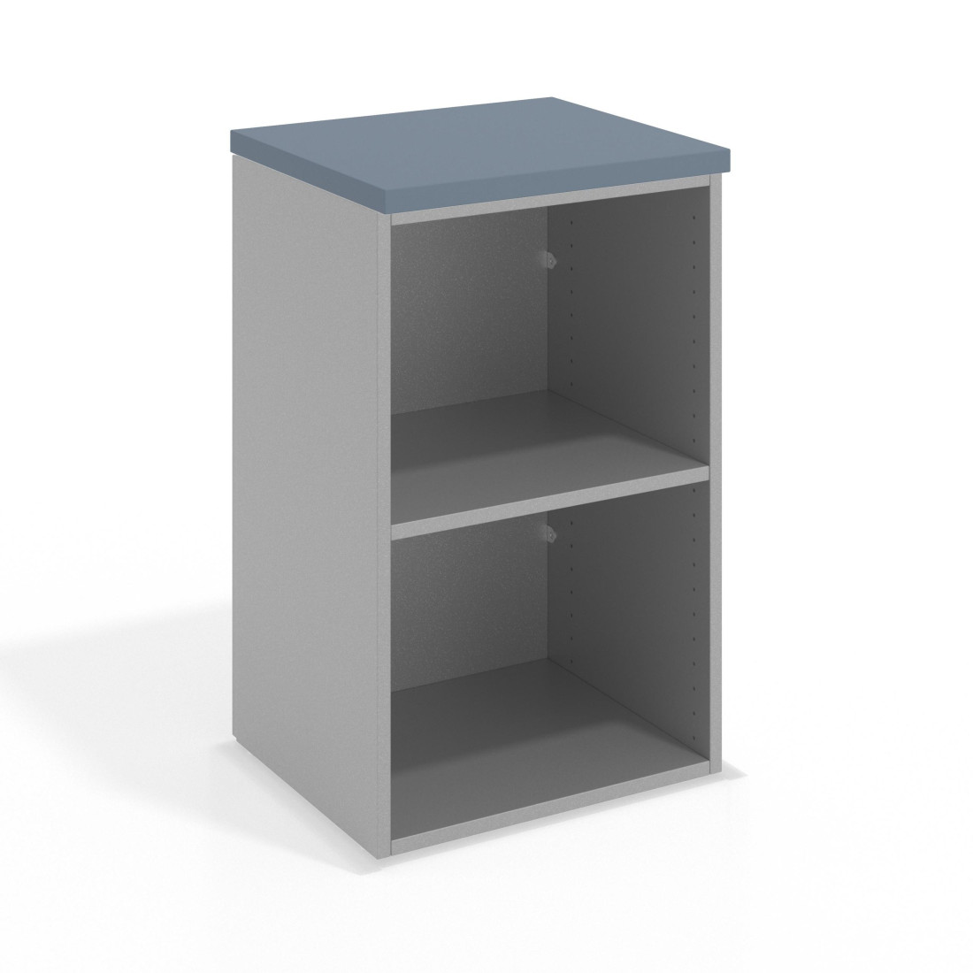 estanteria y libreria de oficina azul talco colors estanteria armario 2h 50 sin puertas 1