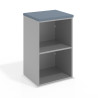 estanteria y libreria de oficina azul talco colors estanteria armario 2h 50 sin puertas 1