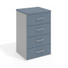 armario de oficina azul talco colors 4 cajones armario 2h 50 puerta 4 cajones 2h 1