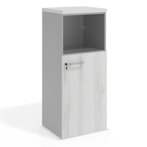 Armario de oficina Colors, medida 116x50 con puerta auxiliar - ALBO